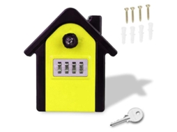 Cofre Chaves Eifson Grande Segredo 4 Dígitos Chave 15x13.5x5.5cm (amarelo)