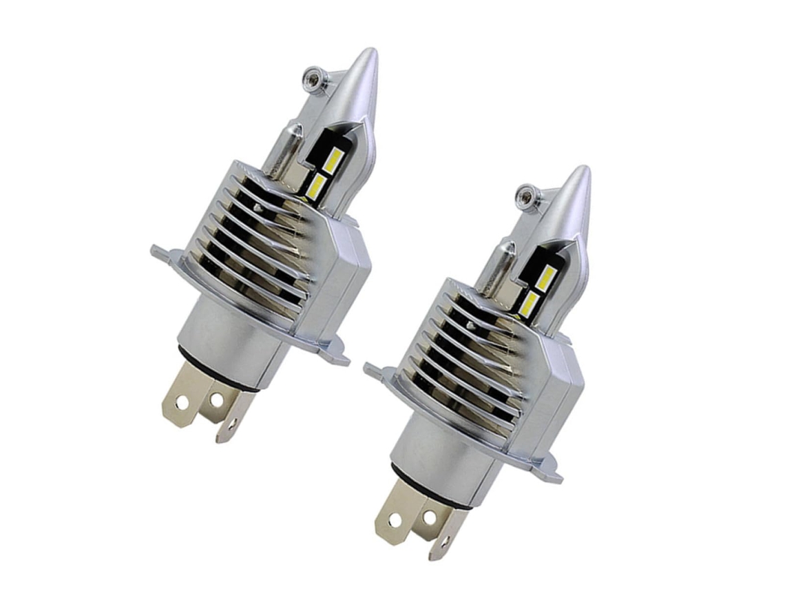 Lâmpada Led H4 30w Para Farol De Carro, Pacote Com 2 Unidades.