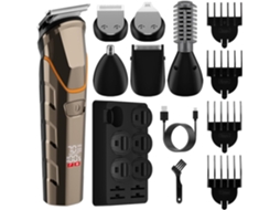 Barbeador Recarregável SFUSHOS para Homens, Baixa Estatura, Textura em Aço Inoxidável, Portátil