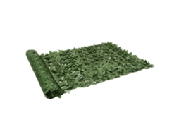 Vidaxl Tela De Privacidade P/ Varanda C/ Folhas 300x150cm Verde-escuro