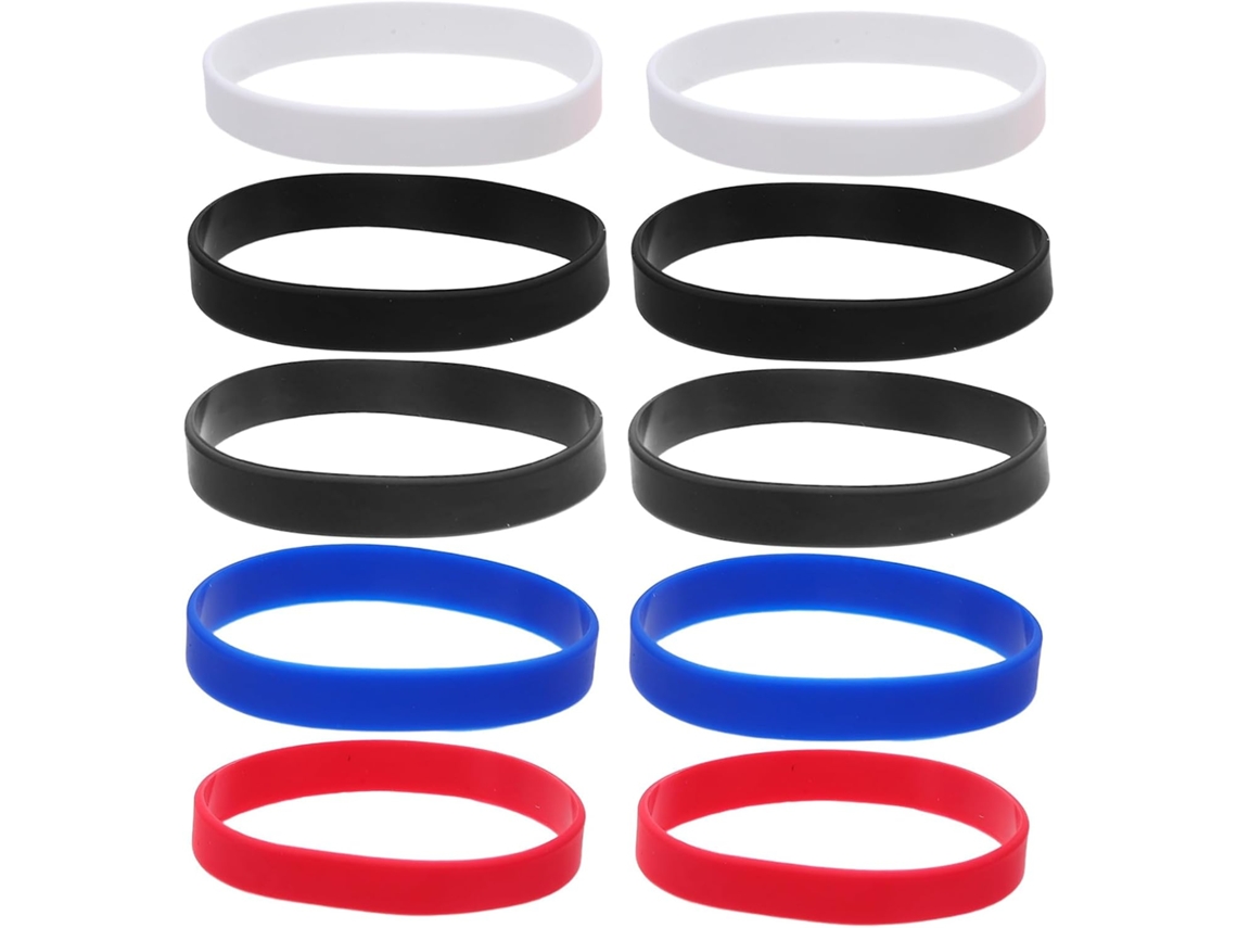 Holibanna 50 - Pulseiras de Silicone para Adolescentes, Pulseiras de Silicone para Homens