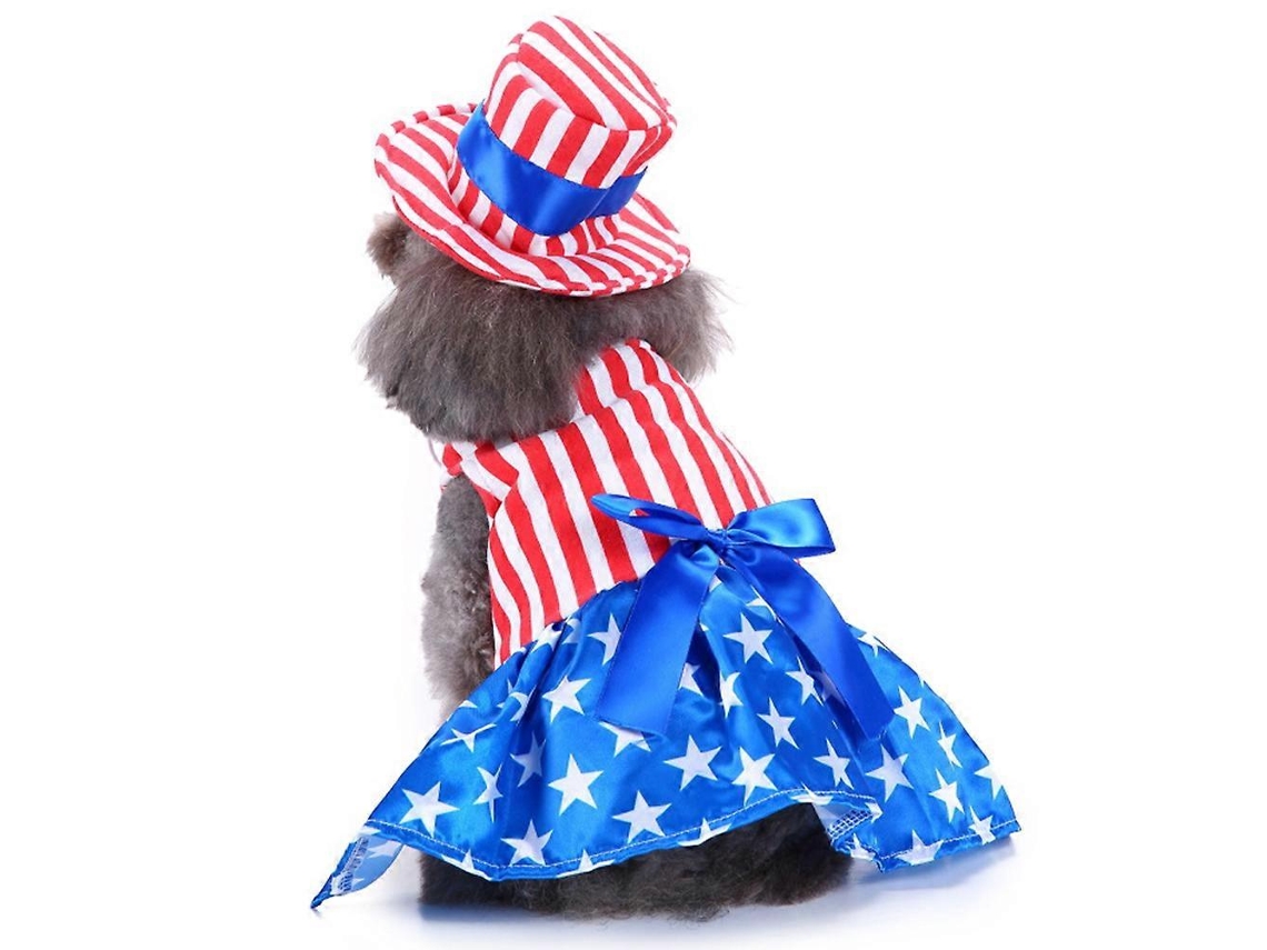 Roupa De Cão Com Riscas E Estrelas