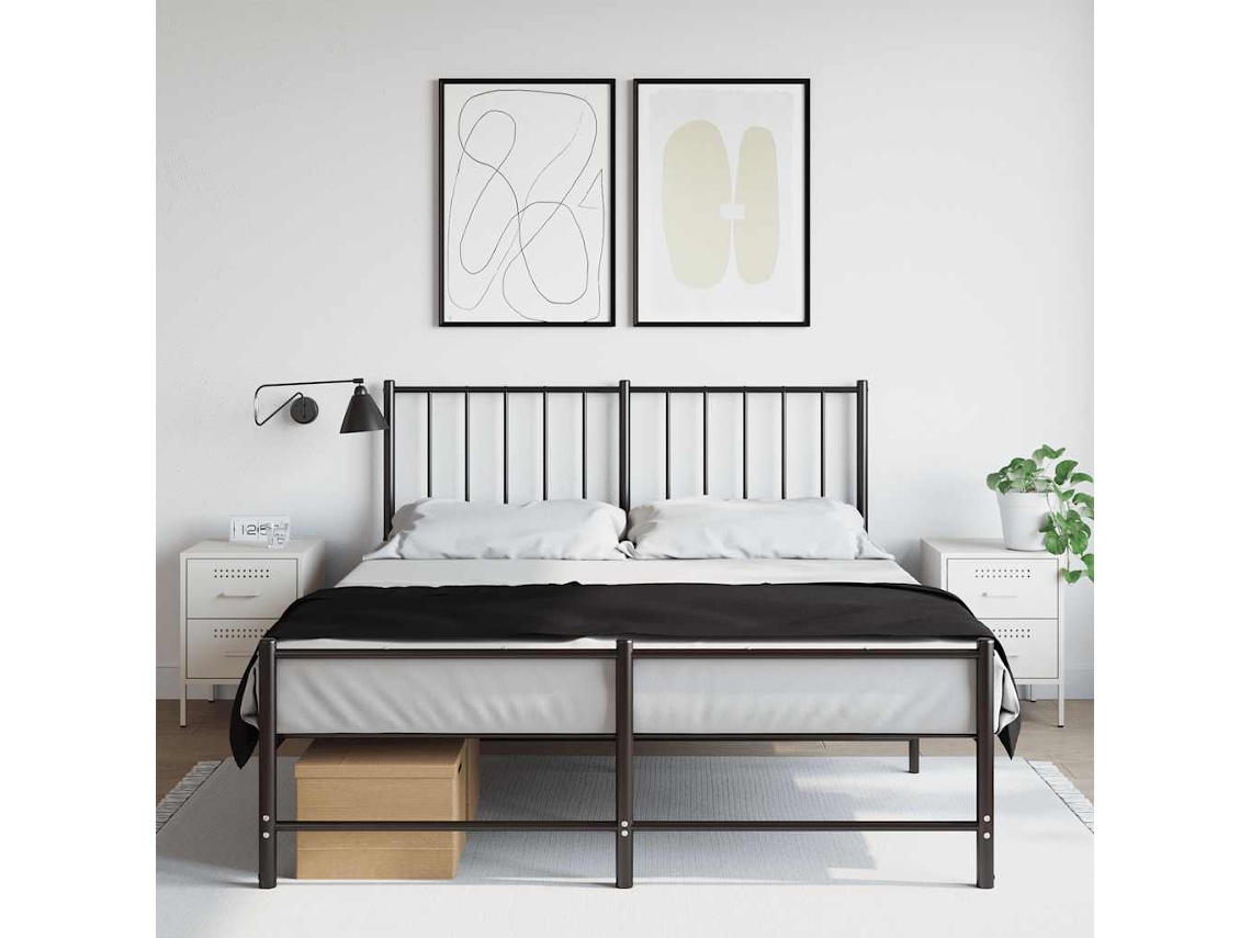 Vidaxl Mesas De Cabeceira 2 Pcs 36x39x50,5 Cm Aço Branco