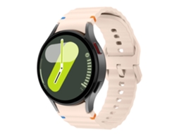 Bracelete para Samsung Galaxy Watch 5 20mm XIAOMOYU com ondulada silicone e rosa