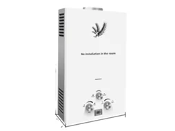 Aquecedor De Água A Gás, Saãda Ajustável, Design De Montagem Na Parede, 10l Branco Oem