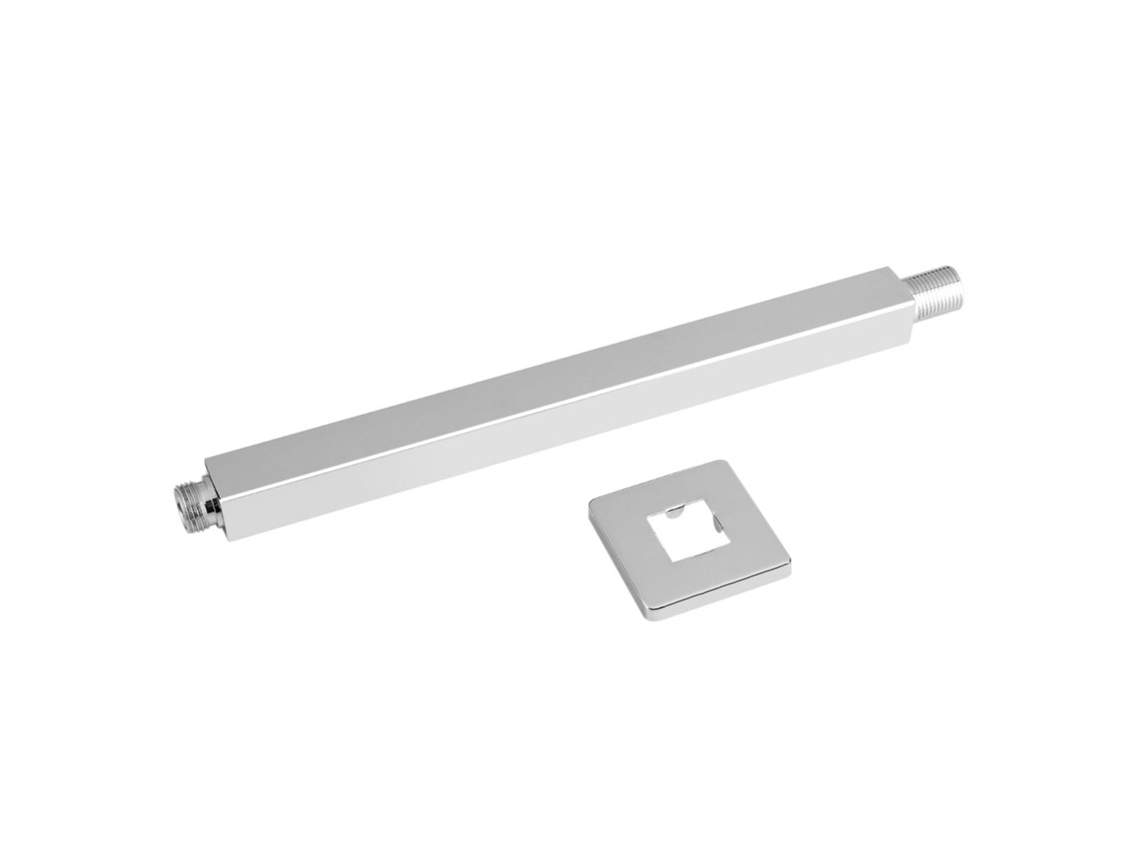 Braço Extensor De Chuveiro (apoio Em Parede, 30cm Quadrado)