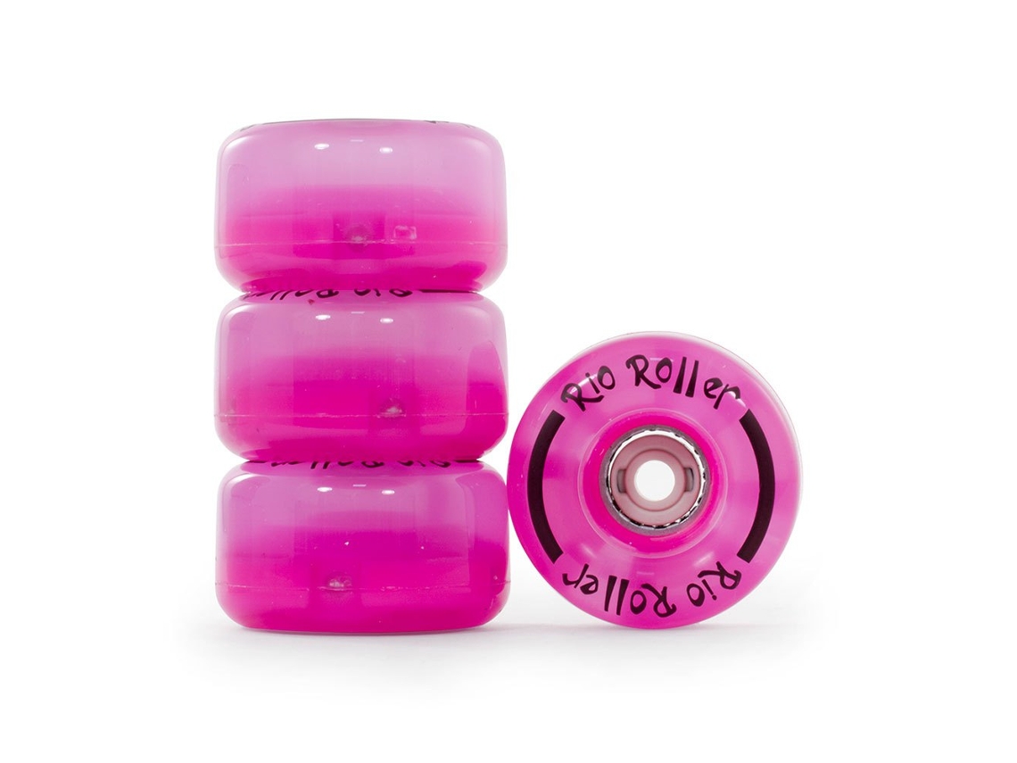 Light Up 4 Units Rosa Srio Roller