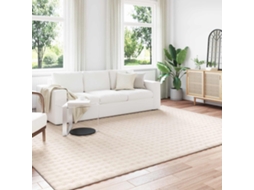 Vidaxl Tapetes De Área Retangular Sirolo Bege 280 X 200 Cm Poliéster