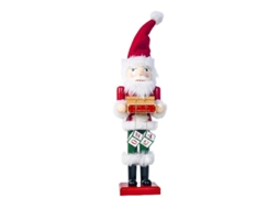 Adorno Navideño De Madera Pintado A Mano Muñeca Creativa Para Navidad
