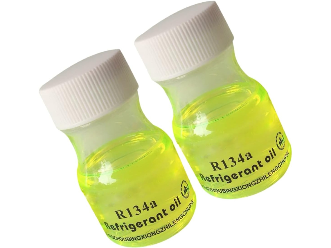 Conjunto De 2 Corantes Fluorescentes Para Detecção De Vazamentos Em Ar Condicionado E Frascos De Óleo.