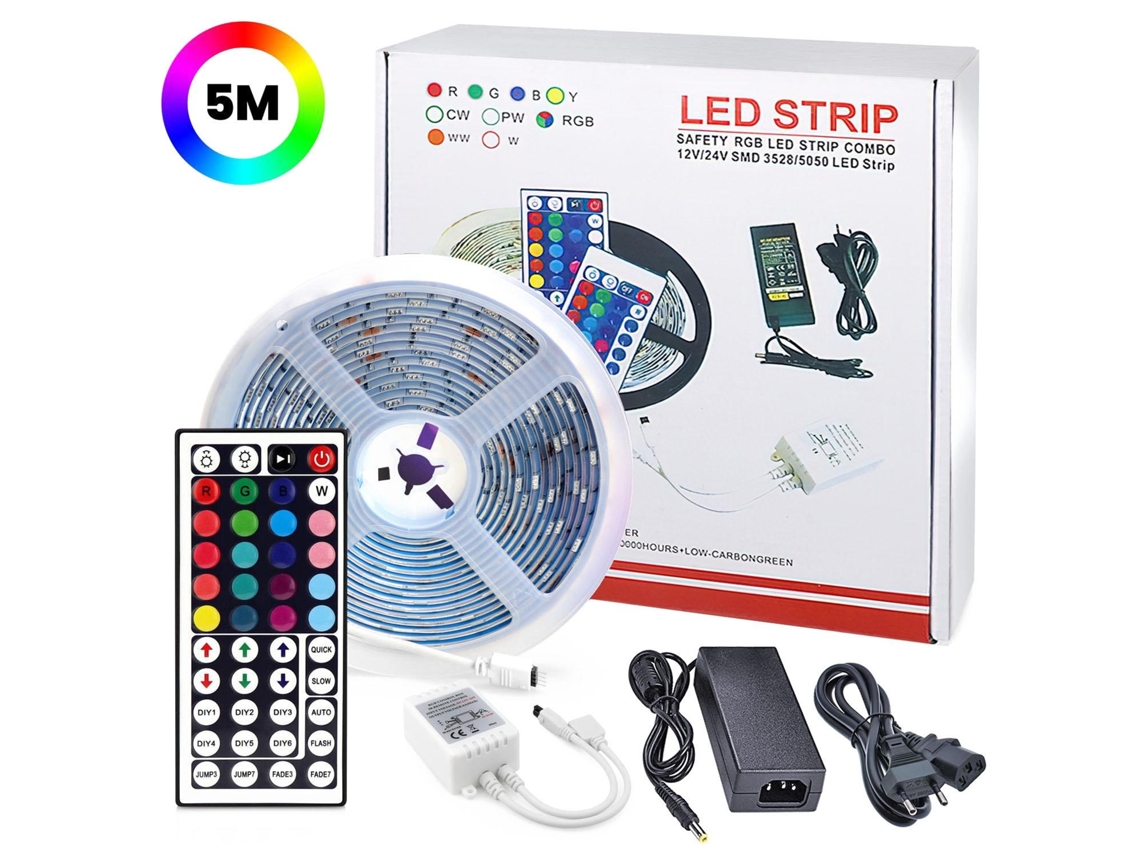 Fita Led Rgb 5 M Para Decoração - Lurelia