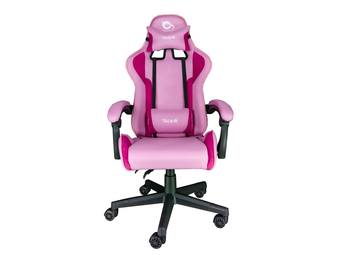 Cadeira Gaming TALIUS Hornet Butterfly (Até 120kg - Elevador a Gás Classe 4 - Rosa)