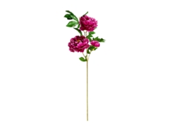 Laxiscreed Flores Artificiais Peônia Rosa Violeta - Pack De 10 Peças Para Decoração