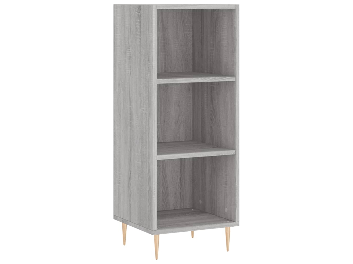Aparador Cor Sonoma Cinzento MAISON EXCLUSIVE Madeira Processada 34,5x32,5x90 cm