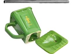 Caneca De Cerâmica Para Café, Caneca Para O Café Da Manhã Em Formato De Lixeira | Canecas Divertidas Gokoco