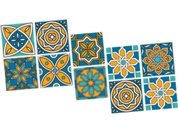 Conjunto De 10 Adesivos De Azulejo Autoadesivos, Impermeáveis, Para Decoração De Paredes.