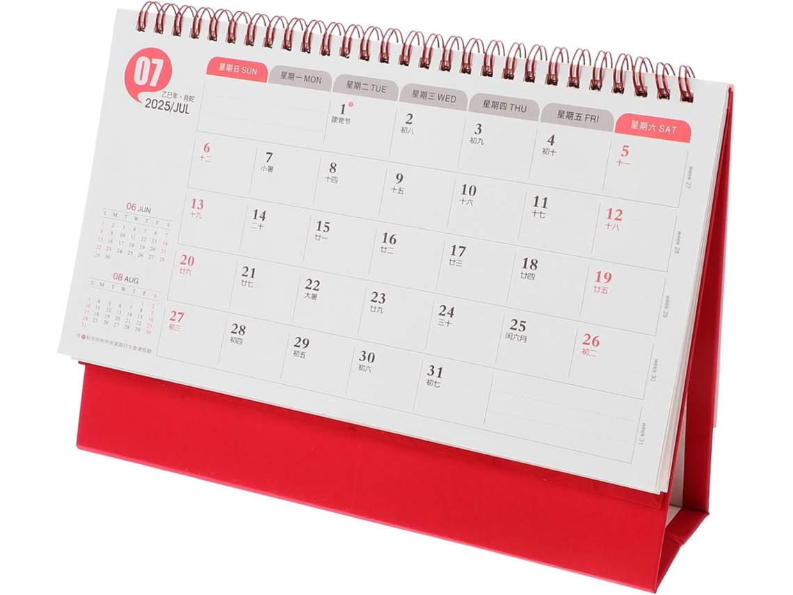 Calendário De Mesa Ano Da Serpente, Planejador Mensal Para O Chinês,