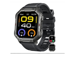 Smartwatch YIZHOOD Te47 Android e Ios Preto