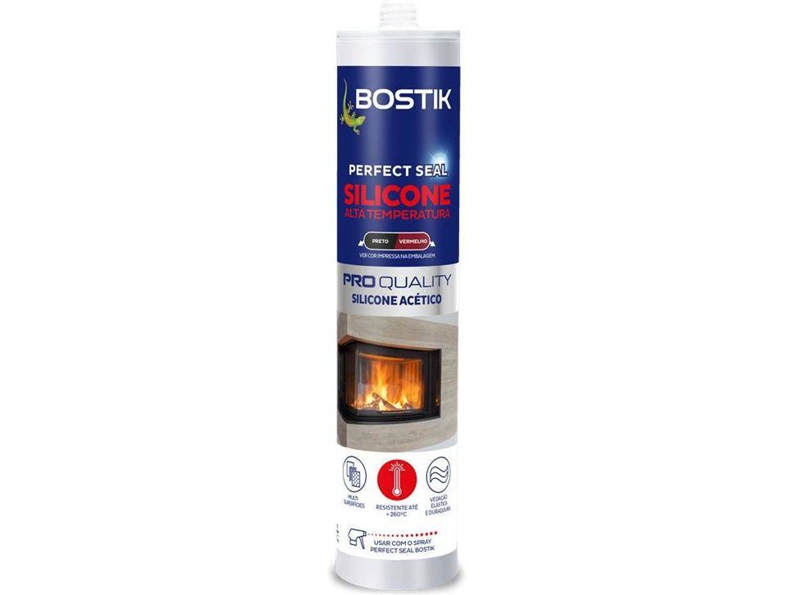 SILICONE BOSTIK ALTAS TEMPERATURAS PRETO