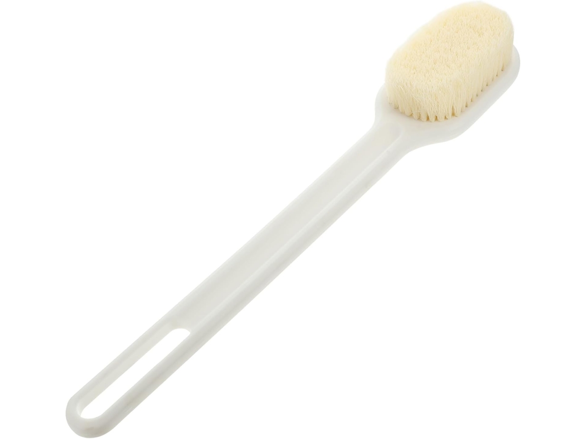 Plafope Escova De Banho Macia Com Cabo Longo 1 Peça Para Massagem, Limpeza Da Pele, Relaxamento E Esfoliação
