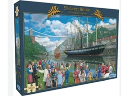 Quebra Cabeça Ss Great Britain Da Gibson, 1000 Peças Educativo Em Papelão Gibsons