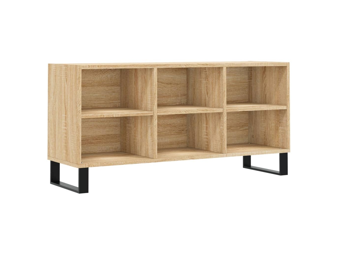 Armário de Tv Derivados de Madeira Carvalho Sonoma 103,5x30x50 cm MAISON EXCLUSIVE