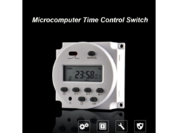 Interruptor Temporizador Digital Programável de 12 V Cc AQUAFORGE