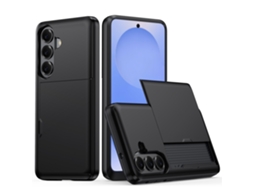 Capa Para Samsung Galaxy A37, Capa À Prova De Quedas Com Compartimento Para Cartão (preta) Digitallab