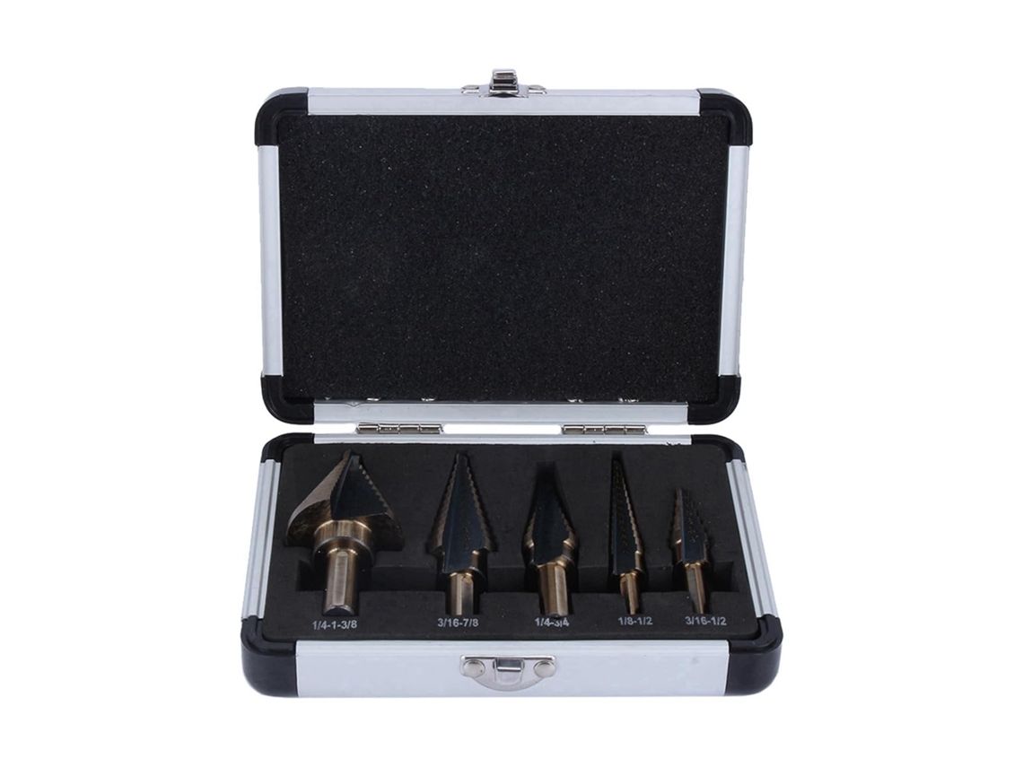 Conjunto De Brocas Escalonadas Cobalto, Ferramenta Perfuração Hss