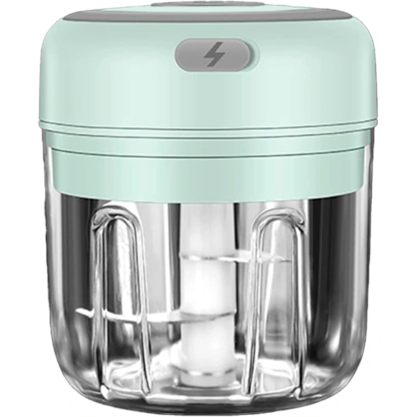 Mini Picador De Alho Elétrico, 250 Ml