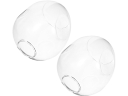 Globo De Vidro Decorativo Suspenso Para Lustre Com Aberturas Transparentes