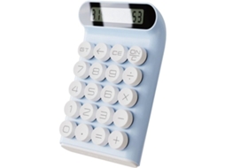 Calculadora Mecânica Portátil para Uso Diário e Tarefas Básicas de Escritório, com Visor Lcd Grande de 10 Dígitos BRILVIBERA