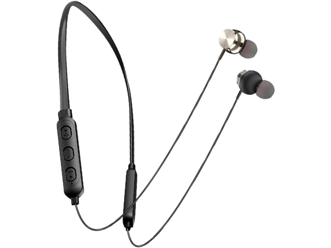 Fone De Sem Fio À Prova D'água Com Design E Faixa Para O – Preto