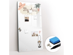 Quadro Magnético Decorativo Os Meus Planos Para A Cozinha Espelharte (60x120 Cm)