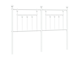 Cabeceira de substituição de 150 cm em metal branco, exclusiva da MAISON.