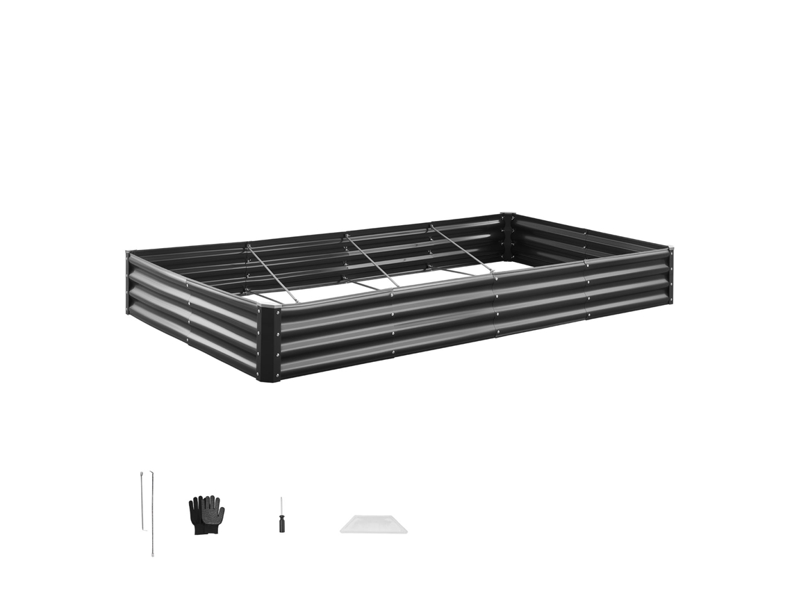 Canteiro Elevado De Jardim 240 X 120 X 29 Cm Retangular