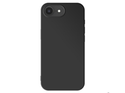 Capa De Silicone Resistente Para Iphone 17 Na Cor Preta.