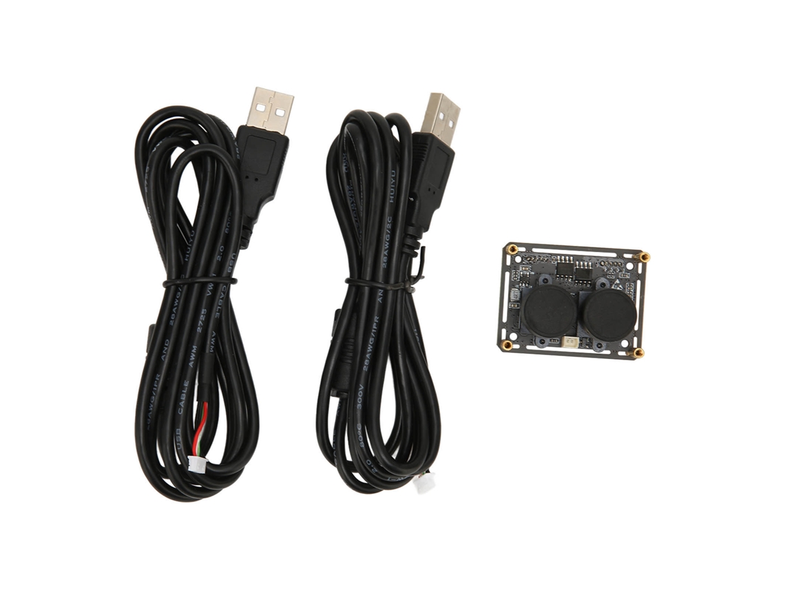 Módulo de Câmera Usb com Lente Dupla de 2mp, Luz Visível e Infravermelho, Placa de Câmera Binocular para Reconhecimento CHABERLU