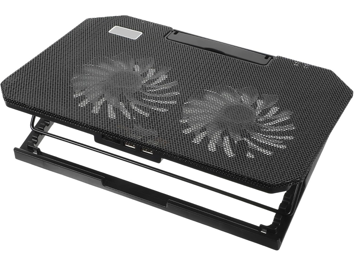Base De Resfriamento Para Laptop De 13 Polegadas, Preta