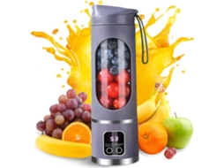 Extrator De Suco Elétrico Portátil, 12 Lâminas, 3 Modos, Fácil De Limpar, Multifuncional, Pequeno