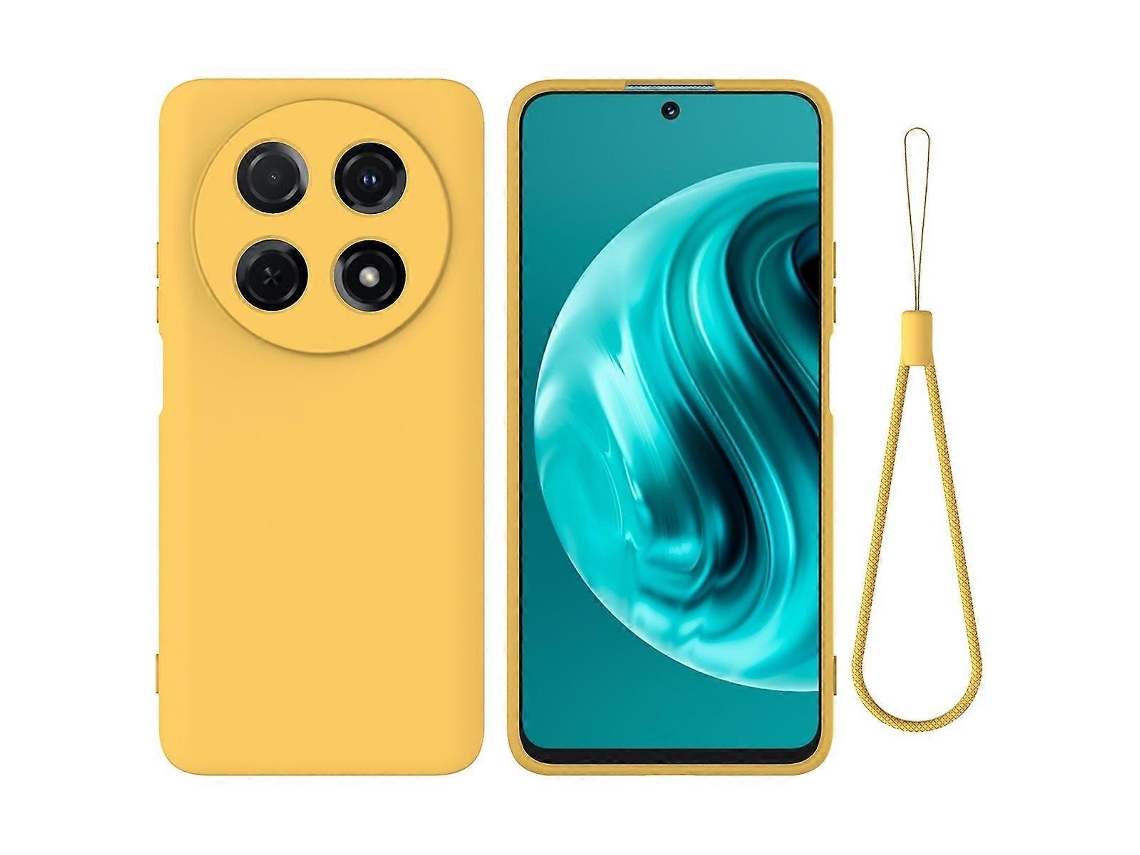 Capa Traseira De Silicone Líquido Com Alça De Mão Para Huawei Nova 13i