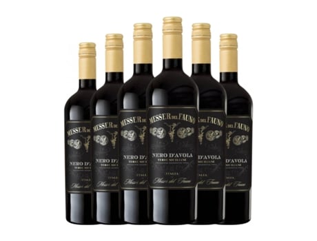 Vinho MESSER DEL FAUNO Nero d'Avola Sicilia (0.75 L - 6 Unidades)