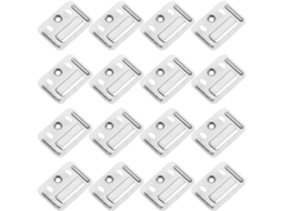 Clips De Aço Inoxidável Nuobesty Painéis Embutidos, 300 Peças, 32x44x0, 3mm Fixadores Robustos Instalação