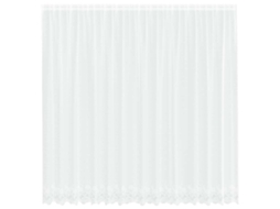 Conjunto 1 Cortina De Renda Vidaxl Branco Poliéster (240 X 400 Cm)