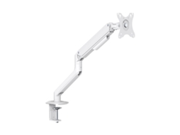 Suporte de Mesa TOOQ Tilt e Giratrio C/Mola 17 a 32 Max. 9Kg Branco