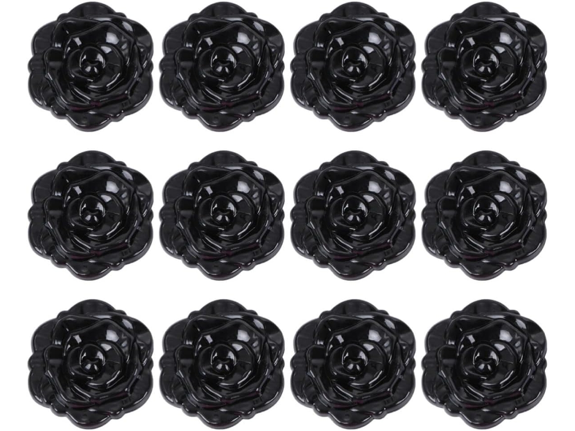 Conjunto de 12 espelhos de bolso duplos rosa, em plástico e vidro, leves.