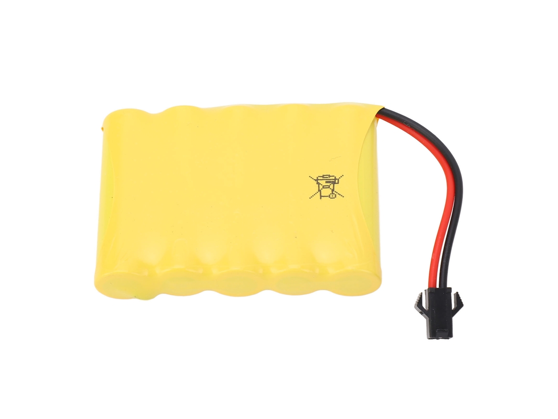 Bateria Recarregável De Lítio 6.0v 700mah Com Conector Sm 2p Para Carros Rc Leve E Segura