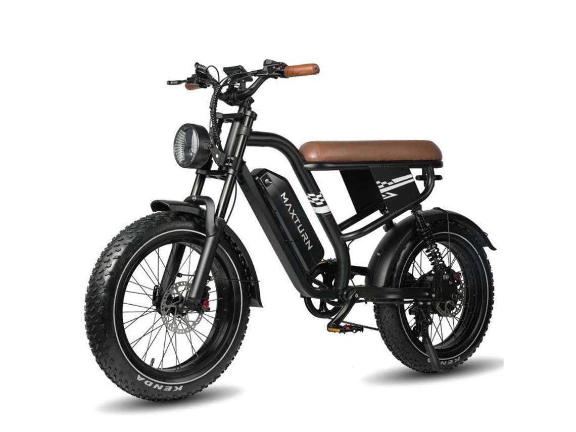 Bicicleta Elétrica Todo terreno MAXTURN Mx10 250 W Bateria 48 V 13,5 Ah Preta 20 4,0
