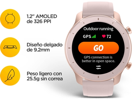 amazfit gtr 42mm rose
