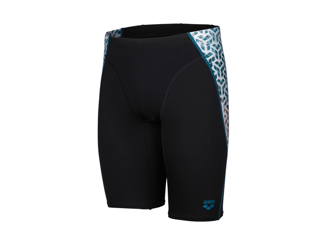 ARENA M Fato de Banho Jammer Planet Water Preto-Branco-Multicor